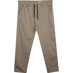 Maruf Shop Erkek Büyük Beden 100 KILO-180 Kilo Arası Için Uygun Bağcıklı Gabardin Pantolon Bej