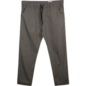 Maruf Shop Erkek Büyük Beden 100 KILO-180 Kilo Arası Için Uygun Bağcıklı Gabardin Pantolon Toprak