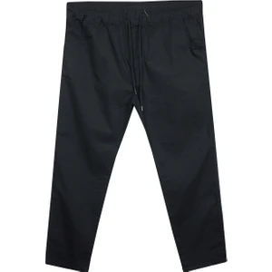 Maruf Shop Erkek Büyük Beden 100 KILO-180 Kilo Arası Için Uygun Bağcıklı Gabardin Pantolon Siyah