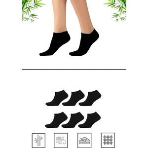 Mistero Socks Dikişsiz Bambu Patik Çorap Erkek ve Kadın 6 Çift - Gold Seri -