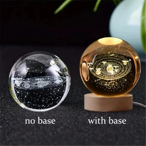 Bşk Virgo 3D Kristal Küre Gece Lambası