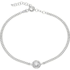 Eva Pırlanta Taşlı Bileklik 717023 Silver