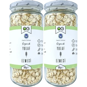 OG natural 2'li Organik Yulaf Ezmesi 210 Gr +6 Ay