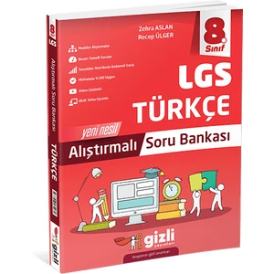 Gizli Yayınları 8. Sınıf Alıştırmalı Türkçe Soru Bankası