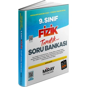 Miray Yayınları 2025 Miray 9. Sınıf Fizik Tematik Konu Özetli Soru Bankası Yeni Sistem - Metin Zengin