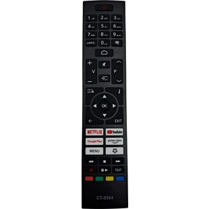 Vestel-Toshıba Netflıx - Youtube - Google Play - Prime Video Androıd Tv Kumandası