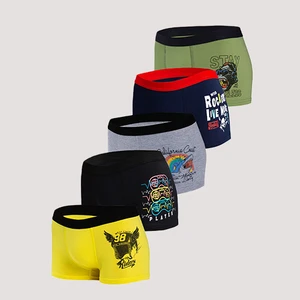 5'li Erkek Çocuk Boxer %90PAMUK %10ELASTAN