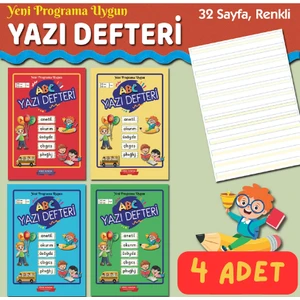 Gönül Yayıncılık A4 32 Yaprak Karton Kapak Güzel Yazı Defteri Yeni Müfredat (4 adet)