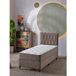 ALMULA 90X190 3LÜ YATAK+BAZA+BAŞLIK SETİ