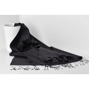 Siyah Armanda Ipek Şal 3011