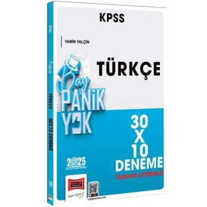 Yargı Yayınevi 2025 KPSS Tamamı Çözümlü Türkçe 30x10 Deneme - Yamin Yalçın