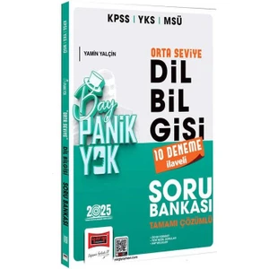 Yargı Yayınevi 2025 KPSS YKS MSÜ Tamamı Çözümlü Panik Yok Orta Seviye Dil Bilgisi Soru Bankası - Yamin Yalçın