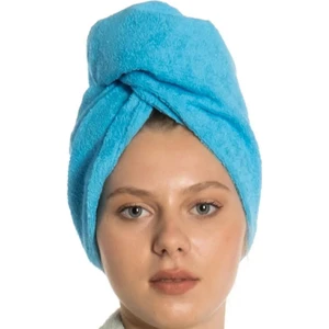 En Ucuza Bak Havlu Açık Turkuaz Renk Saç Kurulama Bonesi