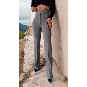 Paw Garage Çimalı Palazzo Pantolon, 4 Mevsim, En Boy Likralı, Favori Pantolon, Iş Pantolonu