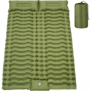 Şişme Kamp Yatağı Çift Kişilik Seyahat Uyku Suya Dayanıklı Şişme Yatak Yastıklı