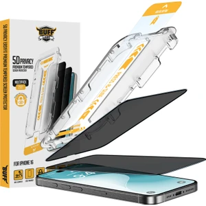 Buff Apple iPhone 16 5d Privacy Easyfit 2 Adet Ekran Koruyucu
