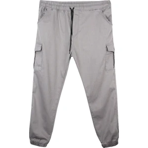 Maruf Shop Erkek  Büyük Beden 100-156 Kilo Arası Için Uygun Kargo Cepli Jogger Kot Pantolon