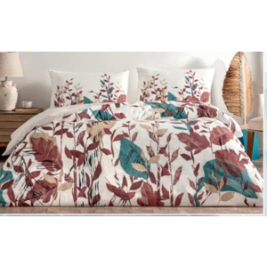 Yeni Sezon Çift Kişilik Nevresim Takımı Daisy Ekru