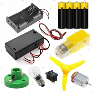 Redüktörlü Motor Lamba Elektrik Full Deney Seti