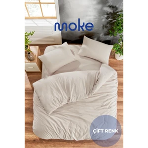 Moke E-Ticaret Çift Kişilik Nevresim Takımı Lastikli Çarşaf ve 2 Yastık Kılıfı Nevresim Seti
