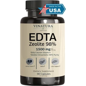 Edta Zeolite %98 1500 mg x 90 Kapsül Usa Menşei