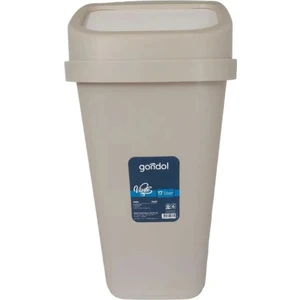 Kapaklı Çöp Kovası, Plastik 17 Lt  ROYALEKS-G647