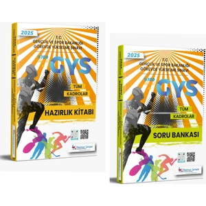 Memur Sınav 2025 Gençlik Ve Spor Bakanlığı Gys Tüm Kadrolar Hazırlık Kitabı Soru Bankası 2’li Set