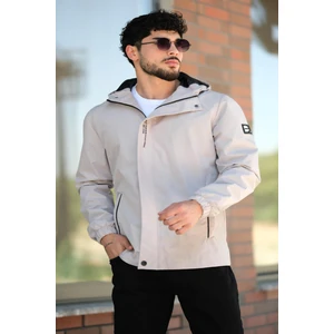 Stil Kombin Baskılı Spor Likra Kumaş Yağmurluk Mevsimlik Pldp 2967