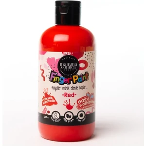 Mammacomica Dough Kırmızı Yıkanabilir Parmak Boya 250ML