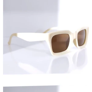 Ayel Glasses Bej Kare Kadın Güneş Gözlüğü