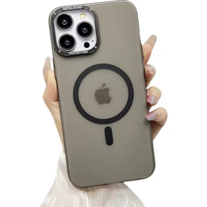 İphone 14 Kamera Çıkıntılı Uyumlu magsafe Destekli Mat Mika leke tutmaz Kılıf Koruycu Kapak