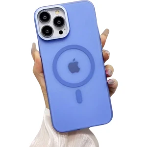 İphone 13 Pro Kamera Çıkıntılı Uyumlu magsafe Destekli Mat Mika leke tutmaz Kılıf Koruycu Kapak