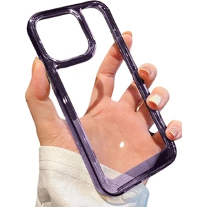 İphone 11 Uyumlu Kristal Space Gümüş Buton Kamera Çıkıntılı Kılıf darbe emici Koruycu kapak