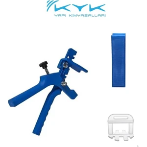 Seramik Tesviye Sistemi Kama (100)+ Pense + Klips 1mm (200)