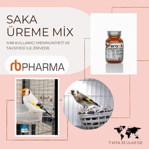 Exzotic Kafes Kuşları Için Genel Kullanıma ve ye Yönelik Mix 50 gr