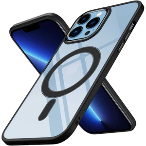 iPhone 12 Pro Kılıf Wireless Şarj Özellikli Krom Magsafe Silikon Kapak