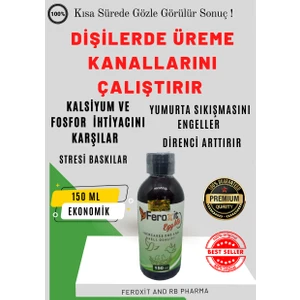 Egg Mix Kalsiyum Ve Özel Fosfor İle Yumurta Kanallarını Çalıştırır Ve İz Element Desteği Karışımı 150 Ml