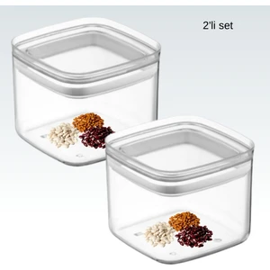 Wniltu Global 700 ml Chef Food Box Kare 2'li Takım