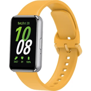 Cupcase Galaxy Fit 3 Silikon Kordon KRD-110 Strap Kayış-Sarı