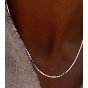 Ricco Jewellery 925 Ayar Gümüş Old Money Yılan Zincir • Made In Italy • Everyday Luxury Silver