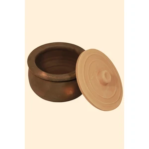 %100 Pişmiş Toprak  Küçük Boy Güveç 23X9 cm