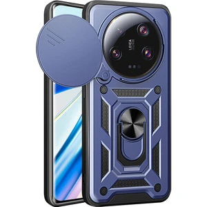 Xiaomi Mi 13 Ultra Kılıf Magnetik Standlı Kamera Korumalı Sürgülü Vega Kapak