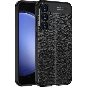 Samsung Galaxy A36 Silikon Kılıf Deri Desenli Kamera Korumalı Darbe Emici Kapak
