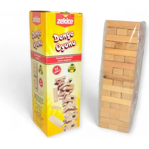 Doğal Ahşap Denge Oyunu-Ahşap Kule Oyunu