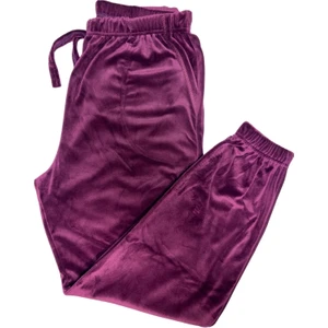 Kadın Yumuşak Kadife Bilek Manşetli/lastikli Cepli Pijama Eşofman Jogger Tek Alt