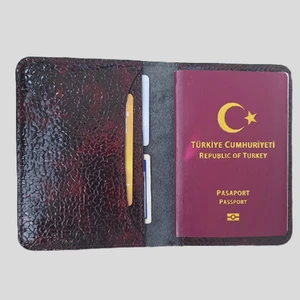 Deri Pasaport Kılıfı Pasaportluk En:20 Boy:14,50