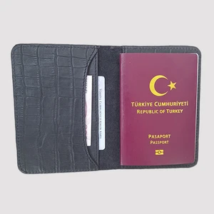 Deri Pasaport Kılıfı Pasaportluk En:20 Boy:14,50