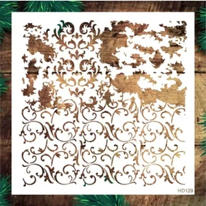 Stencil Tasarım HD129 Stensil Tasarımşablon 40X40