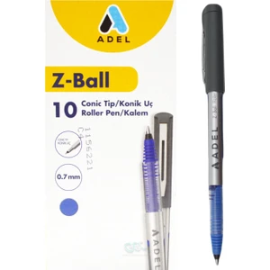 Z Ball Roller Kalem 0.7 mm Mavi 10 Adet