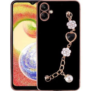 Samsung Galaxy A04 El Tutamaçlı Kamera Korumalı Taka Silikon Kapak Kılıf